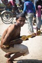 Painted children on Maheskhali Island, Bangladesh